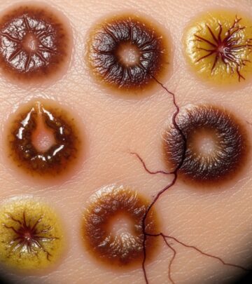 Detailed dermoscopy images and descriptions of seborrhoeic keratosis for accurate diagnosis and differentiation.